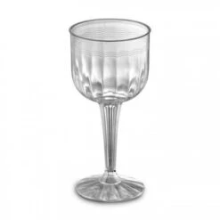 Emi Yoshi EMI-REWG1P8 1-Piece Clear Fluted Wine Goblet 8 Oz. - 8 Doz