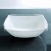 Emi Yoshi EMI-SB128LP PET Square Serving Bowl Lid 128 Oz. - 4 Doz