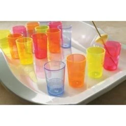 Emi Yoshi EMI-YNL15MIX Plastic Neon Lights Multicolored Shooter 1-1/2 Oz. - 25 Doz
