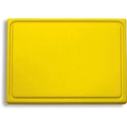 FDick 9153000-02 Yellow Cutting Board With Groove 20-3/4" X 12-3/4"