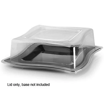 Fineline Settings 109-L Wavetrends Clear Dinner Plate Dome Lid 9-1/2" - 10 Doz 1 Fineline Settings 109-L Wavetrends Clear Dinner Plate Dome Lid 9-1/2" - 10 Doz