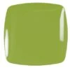 Fineline Settings 1510-GRN Renaissance Green Square Plastic Dinner Plate 10" - 10 Dozen