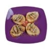 Fineline Settings 1510-PRP Renaissance Purple Square Plastic Dinner Plate 10" - 10 Dozen