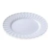 Fineline Settings 209-BK Flairware Black Plastic Dinner Plate 9" - 15 Doz