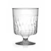 Fineline Settings 2205 Flairware Clear Plastic Wine Glass 5.5 Oz. - 20 Doz