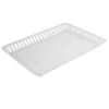 Fineline Settings 293-CL Flairware Clear Plastic Rectangular Serving Tray 9" X 13" - 99 Pcs