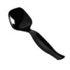 Fineline Settings 3302-BK Platter Pleasers Black Plastic Serving Spoon 8-1/2" - 12 Doz