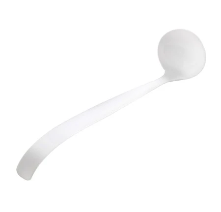 Fineline Settings 3306-WH Platter Pleasers White Plastic Ladle 2 Oz. - 4 Doz 1 Fineline Settings 3306-WH Platter Pleasers White Plastic Ladle 2 Oz. - 4 Doz