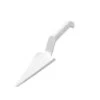 Fineline Settings 3308-WH Platter Pleasers White Plastic Cake Cutter / Lifter 10" - 4 Doz