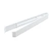 Fineline Settings 3310-WH Platter Pleasers White Heavy Duty Plastic Tongs 9" - 100 Pcs