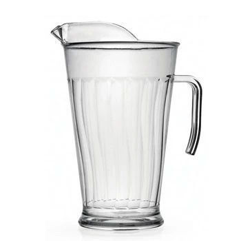 Fineline Settings 3402 Platter Pleasers Clear Heavy Duty Plastic Pitcher 60 Oz. - 1 Doz 1 Fineline Settings 3402 Platter Pleasers Clear Heavy Duty Plastic Pitcher 60 Oz. - 1 Doz