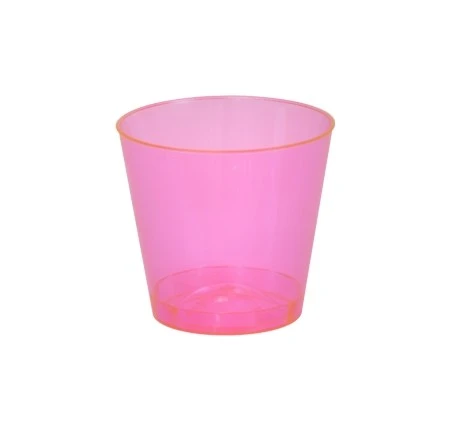 Fineline Settings 401-RD Savvi Serve Neon Red Plastic Shot Glass 1 Oz. - 2500 Pcs 1 Fineline Settings 401-RD Savvi Serve Neon Red Plastic Shot Glass 1 Oz. - 2500 Pcs
