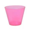 Fineline Settings 409-RD Savvi Serve Neon Red Plastic Old-Fashioned Tumbler 9 Oz. - 500 Pcs