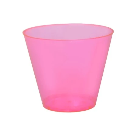 Fineline Settings 409-RD Savvi Serve Neon Red Plastic Old-Fashioned Tumbler 9 Oz. - 500 Pcs 1 Fineline Settings 409-RD Savvi Serve Neon Red Plastic Old-Fashioned Tumbler 9 Oz. - 500 Pcs
