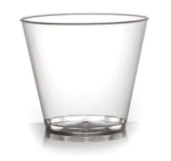Fineline Settings 409-CL Savvi Serve Clear Plastic Old-Fashioned Tumbler 9 Oz. - 500 Pcs