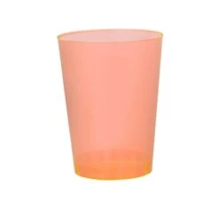 Fineline Settings 410-RD Savvi Serve Neon Red Plastic Tumbler 10 Oz. - 500 Pcs