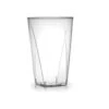 Fineline Settings 410SB Savvi Serve Clear Plastic Square Bottom Tumbler 10 Oz. - 500 Pcs