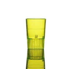 Fineline Settings 4110-Y Quenchers Yellow Plastic Neon Shooters 1 Oz. - 500 Pcs