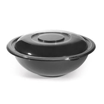 Fineline Settings 5032-BK Super Bowl Black Plastic Salad Bowl 32 Oz. - 100 Pcs 1 Fineline Settings 5032-BK Super Bowl Black Plastic Salad Bowl 32 Oz. - 100 Pcs