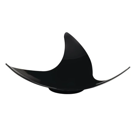 Fineline Settings 6202-BK Tiny Temptations Black Plastic Tiny Twists Tray 3-3/4" X 3-3/4" - 200 Pcs 1 Fineline Settings 6202-BK Tiny Temptations Black Plastic Tiny Twists Tray 3-3/4" X 3-3/4" - 200 Pcs