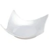 Fineline Settings 6203-WH Tiny Temptations White Tiny Tortes Plastic Tray 2-3/4" X 2-3/4" - 200 Pcs