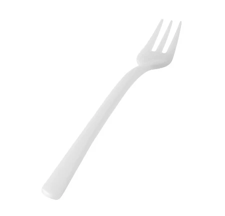Fineline Settings 6500-WH Tiny Temptations Tiny Tines White Plastic Tasting Fork 4" - 80 Doz 1 Fineline Settings 6500-WH Tiny Temptations Tiny Tines White Plastic Tasting Fork 4" - 80 Doz