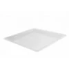 Fineline Settings SQ4414.CL Platter Pleasers Clear Square Plastic Serving Tray 14" X 14" - 25 Pcs