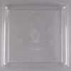 Fineline Settings SQ4818.CL Platter Pleasers Clear Square Plastic Serving Tray 18" X 18" - 20 Pcs