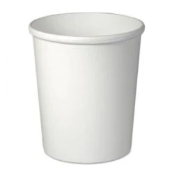Dart White Flexstyle Double Poly Paper Containers, 32 Oz., 500/Carton