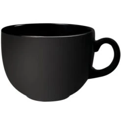 GET Enterprise C-1002-BK Black Elegance Melamine Mug 24 Oz. - 1 Doz