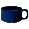 GET Enterprises BF-080-CB Diamond Mardi Gras Cobalt Blue Melamine Soup Mug 11 Oz. - 2 Doz