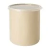 GET Enterprises CR-0270-T Tan Salad Crock With Lid 2.7 Qt. - 1 Doz