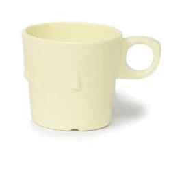 GET Enterprises DC-101-Y SuperMel Yellow Conic Stacking Cup 7.5 Oz. - 4 Doz