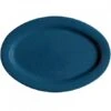GET Enterprises M-4010-TB Texas Blue Melamine Oval Platter 16-1/4" X 12" - 1 Doz
