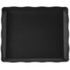 GET Enterprises ML-155-BK Bake And Brew Black Rectangular Display Tray 14" X 11-1/2" - 1/2 Doz