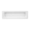 GET Enterprises ML-158-W White Melamine Half Size Long Food Pan 2-1/2" - 1/2 Doz