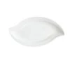 GET Enterprises ML-210-W San Michele White Platter 15-1/2" X 8-1/2" - 1/2 Doz