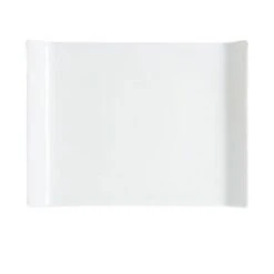 GET Enterprises ML-212-W San Michele White Platter 11" X 8" - 1/2 Doz