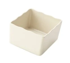 GET Enterprises ML-260-IV Ivory Create-A-Bar Crock 2.2 Qt. - 1/2 Doz