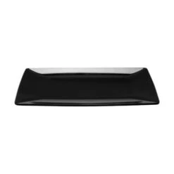 GET Enterprises ML-287-BK Black Siciliano Rectangular Melamine Tray 15" X 7.1" - 1 Doz