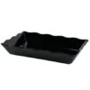 GET Enterprises ML-88-BK Milano Black Tray 14" X 9-3/4" - 1/2 Doz