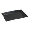 GET Enterprises ML-99-BK Black Bake & Brew Melamine Tray 24" X 18"