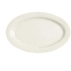 GET Enterprises OP-115-IR Sante Fe Ironstone Oval Platter 11-1/2" X 8" - 2 Doz