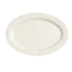 GET Enterprises OP-215-IR Sante Fe Ironstone Oval Platter 11-1/2" X 8" - 2 Doz