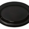 GET Enterprises OP-618-BK Milano Black Oval Platter 18" X 13-1/2" - 1 Doz