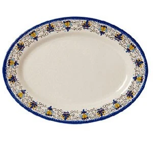 GET Enterprises OP-621-SL Santa Lucia Oval Platter 21" X 15" - 1 Doz 1 GET Enterprises OP-621-SL Santa Lucia Oval Platter 21" X 15" - 1 Doz