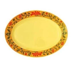 GET Enterprises OP-621-VN Venetian Oval Platter 21" X 15" - 1 Doz