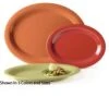 GET Enterprises OP-950-AV Diamond Harvest Avocado Oval Platter 9-3/4" X 7-1/4" - 2 Doz