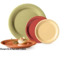 GET Enterprises SP-OP-950-COMBO Diamond Harvest Melamine Oval Platter 9-3/4" X 7-1/4" - 2 Doz