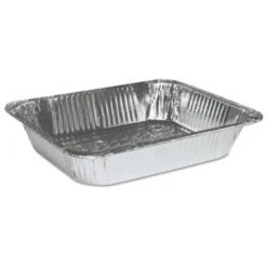 Boardwalk Half Size Aluminum Steam Table Pan, Deep, 100/Carton